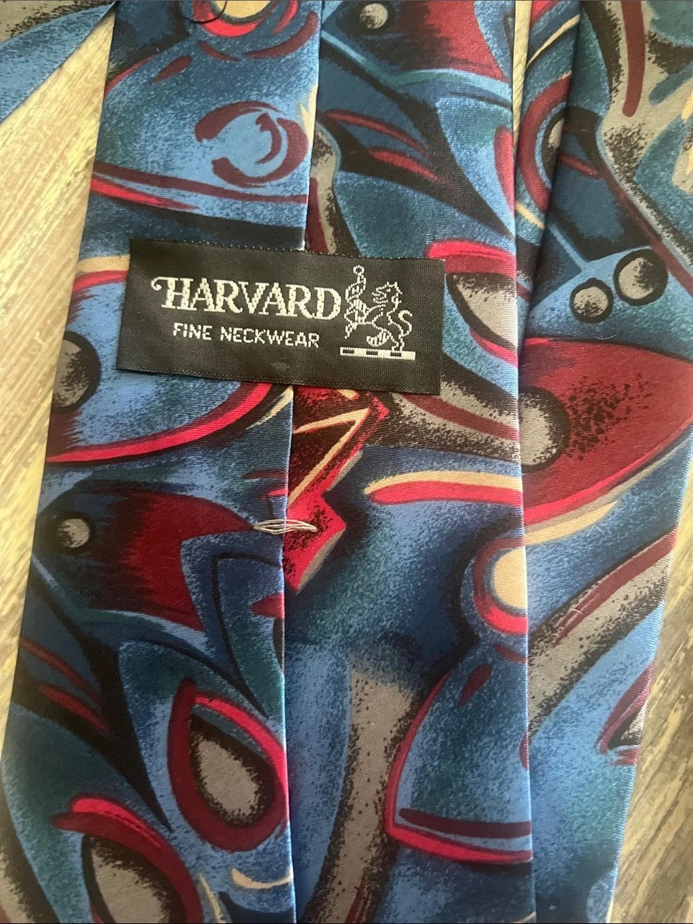 Classic Black, blue Silk & Polyester Ties with Subtle Pattern - Men Accessories